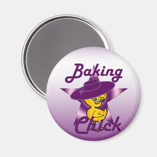 Baking Chick #9 Magneet (Voorkant / Achterkant)