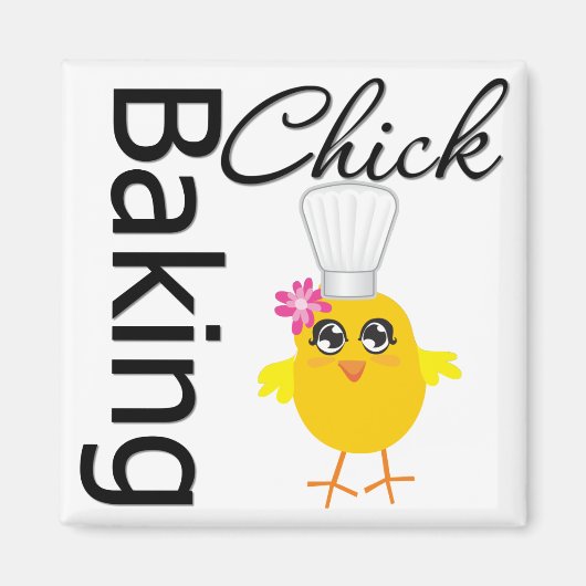 Baking Chick Magneet (Voorkant)