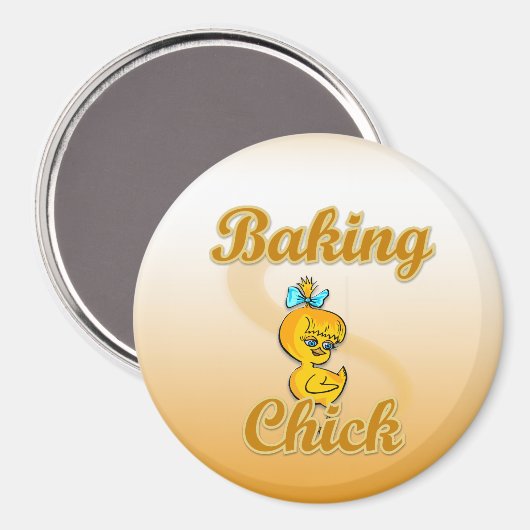 Baking Chick Magneet (Voorkant / Achterkant)