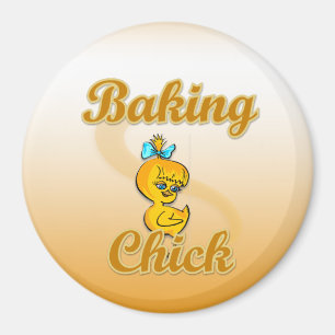 Baking Chick Magneet