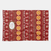 Baking Christmas Memories Nana Waterverf Rood Theedoek (Horizontaal)