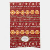 Baking Christmas Memories Nana Waterverf Rood Theedoek (Verticaal)