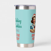 Baking Cookies and Burning the Patriarchy Geïsoleerde Drinkbeker (Rechts)