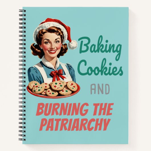 Baking Cookies and Burning the Patriarchy Notitieboek (Voorkant)