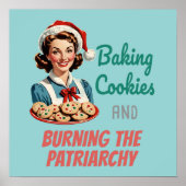 Baking Cookies and Burning the Patriarchy Poster (Voorkant)