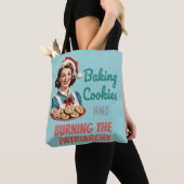 Baking Cookies and Burning the Patriarchy Tote Bag (Dichtbij)