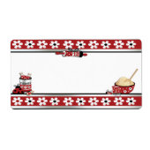 Baking Cookies Label (Voorkant)