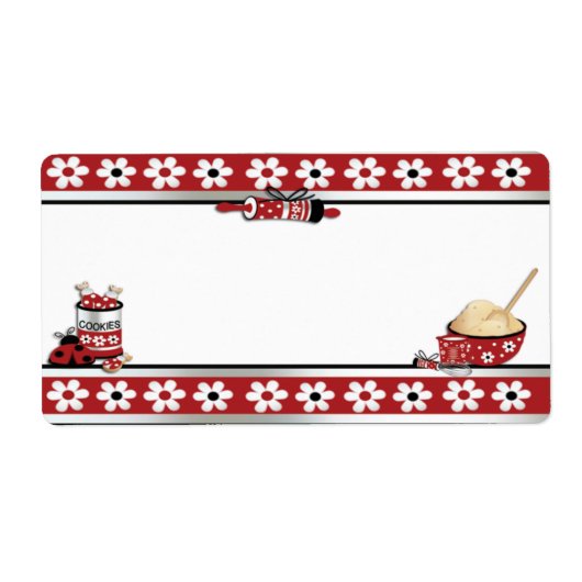 Baking Cookies Label (Voorkant)