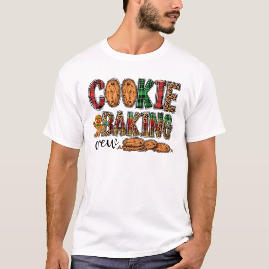 Baking Crew Gingerbread Team T-shirt (Voorkant)