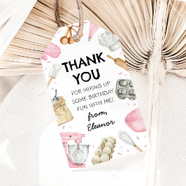 Baking Cupcake Decorating Meisje Verjaardag Bedank Cadeaulabel