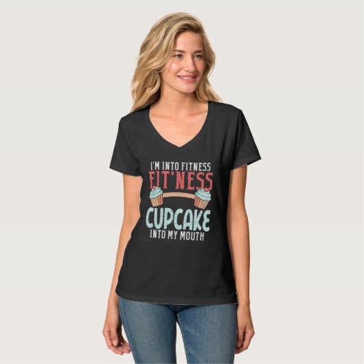 Baking Cupcake Pastry T-shirt (Voorkant volledig)