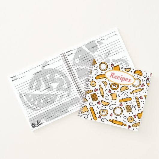 Baking Elements Ontvang Notitieboeken (Binnen)