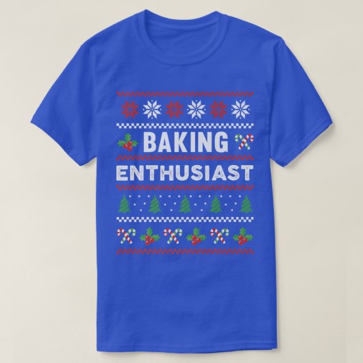 Baking Enthusiast Pajamas Sweaters Gift (Design voorkant)
