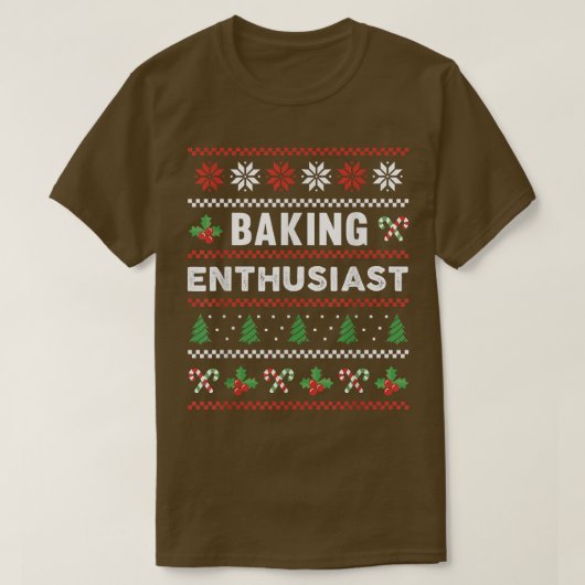 Baking Enthusiast Pajamas Sweaters Gift T-Shirt (Design voorkant)