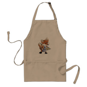 Baking Fox Apron (Der Fuchs in der Küche) Standaard Schort