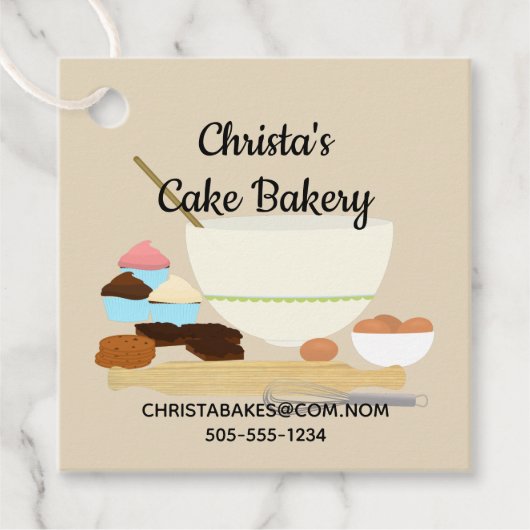 Baking Gift Label (Voorkant)