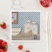 Baking Gingerbread Men Papieren Servietten Servet (Insitu)