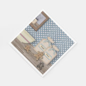 Baking Gingerbread Men Papieren Servietten Servet (Hoek)