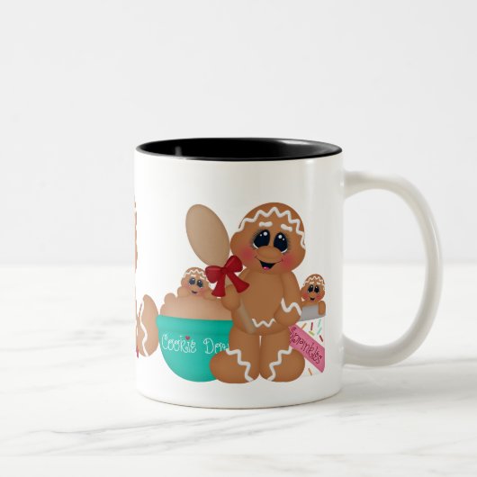 Baking Gingerbrood Holiday-mok Tweekleurige Koffiemok (Rechts)