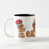 Baking Gingerbrood Holiday-mok Tweekleurige Koffiemok (Links)