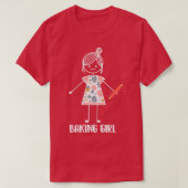 Baking Girl - Bakery Baker T-shirt (Design voorkant)