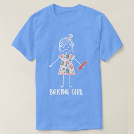 Baking Girl - Bakery Baker T-shirt (Design voorkant)