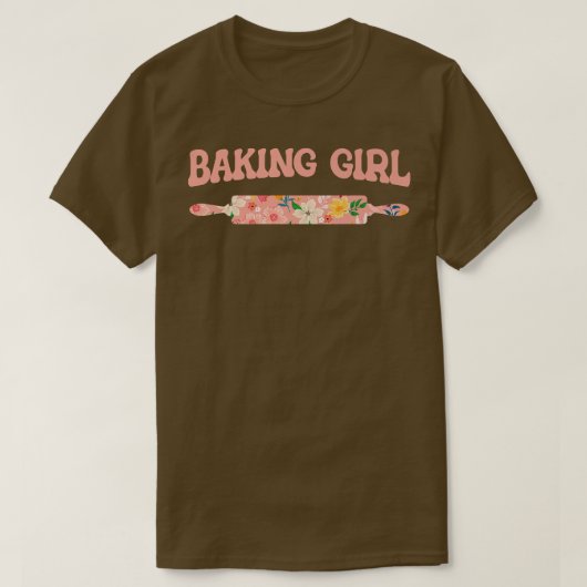 Baking Girl Baking Muffins Cookie Cupcakes Bakery T-shirt (Design voorkant)