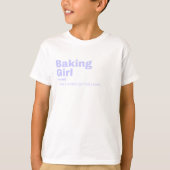 Baking Girl - Baking T-shirt (Voorkant)