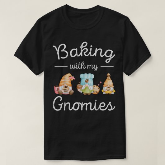 Baking Gnomen Women Gnome Baker T-shirt (Design voorkant)