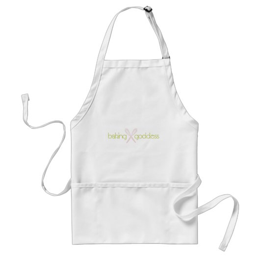 Baking Goddess Apron Standaard Schort (Voorkant)