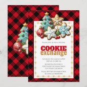 Baking Holiday Cookie Exchange Kaart (Voorkant / Achterkant)