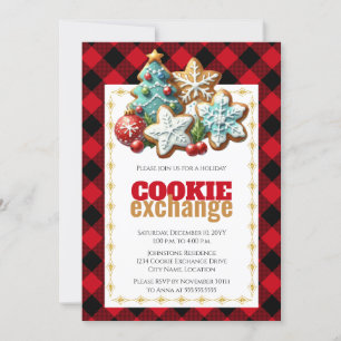 Baking Holiday Cookie Exchange Kaart