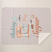 Baking Hugs Sugar design for bakers & Pastry chefs Sherpa Deken (Voorkant (horizontaal))