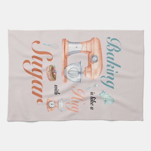 Baking Hugs Sugar design for bakers & Pastry chefs Theedoek (Horizontaal)