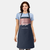 Baking is een liefdesinstelling die Eetable Roos G Schort (Gedragen)