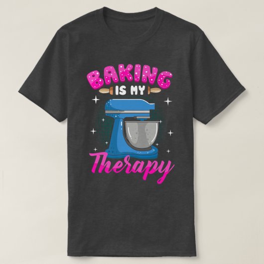 Baking is mijn Superpower 447 T-shirt (Design voorkant)