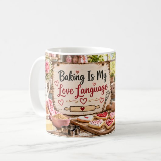 Baking Is My Love Language Mok (Voorkant links)