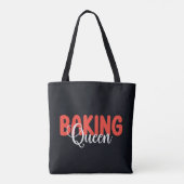 Baking koningin tote bag (Achterkant)