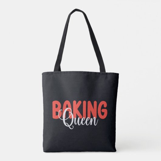 Baking koningin tote bag (Achterkant)