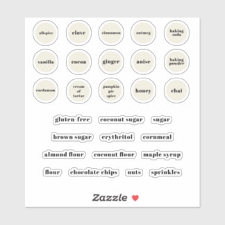 Baking Labels