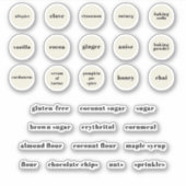 Baking Labels (Voorkant)