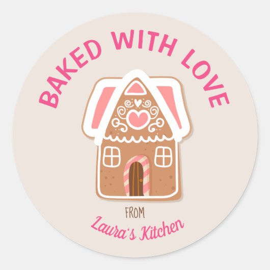 Baking Labels Personalised With a Name (Voorkant)