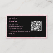 Baking Lady Visitekaartje (Achterkant)