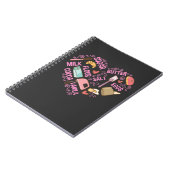 Baking Love Baker Tools Pastry Chef Butter Eggs Notitieboek (Linkerzijde)