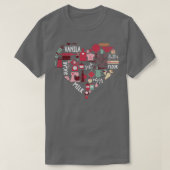 Baking Love Heart T-shirt (Design voorkant)