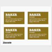 Baking Lover Funny Definition Sticker (Vel)