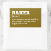 Baking Lover Funny Definition Sticker (Tas)