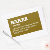 Baking Lover Funny Definition Sticker (Envelop)