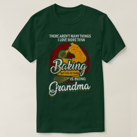 Baking Lover Funny Grandmoeder Baker Grandma 515 T-shirt (Design voorkant)
