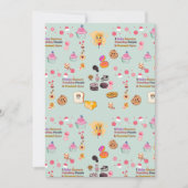 Baking Lovers Gift: Ik bak omdat mensen slaan Kaart (Voorkant)